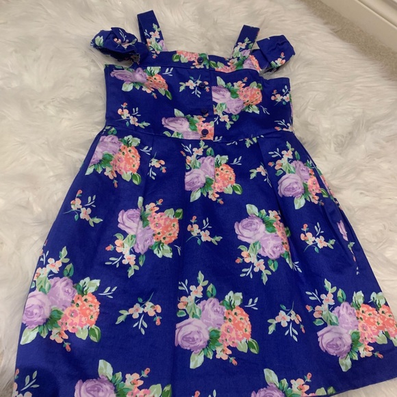 EUC Janie and jack cold shoulder dress size 6 - Picture 5 of 11